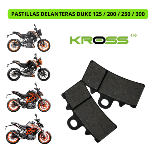 PASTILLAS FRENO 10343 KROSS PARA DUKE 125 / 200 / 250 / 390