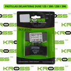 PASTILLAS FRENO 10343 KROSS PARA DUKE 125 / 200 / 250 / 390